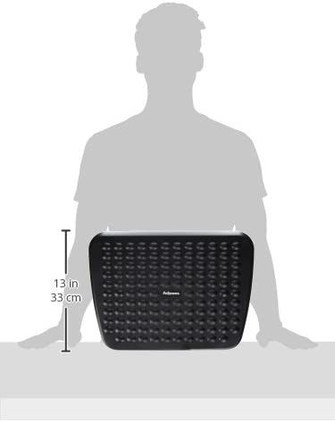 Fellowes Reposapiés Ajustable Ergonómico con Efecto Masaje
